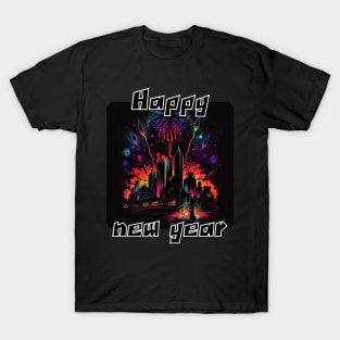 Graffiti Style - Happy New Year 4 (en) T-Shirt